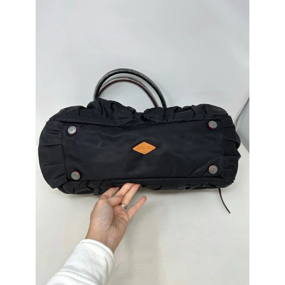 MZ Wallace Kate Shoulder Bag in Bedford Nylon Black
